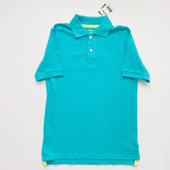 NWT Boys Turquoise Polo Shirt - Picture 1 of 3